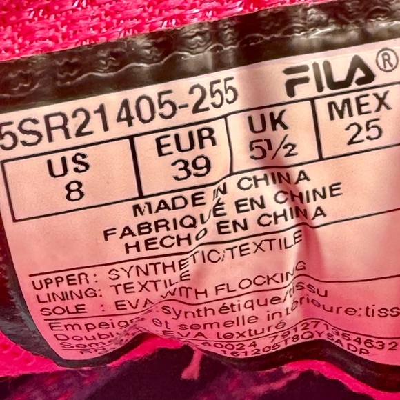 Fila Memory Speedstride Running Shoes Women’s Size 8 sku 3197 - Picture 4 of 9